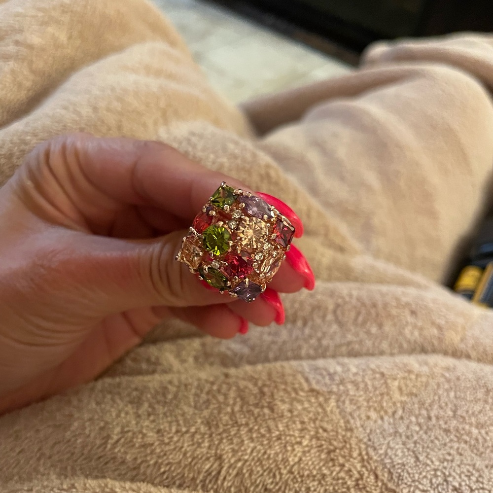 Beautiful Multicolor stone ring - Picture 4 of 4